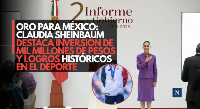 Oro para México: Claudia Sheinbaum destaca inversión de mil millones de pesos y logros históricos en el deporte