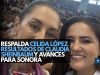 Respalda Celida López resultados de Claudia Sheinbaum y avances para Sonora