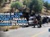Derrame de 12 mil litros de ácido sulfúrico paraliza la carretera Ímuris–Cananea en Sonora