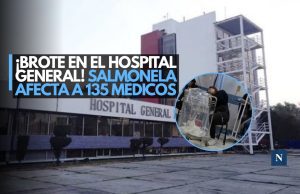 ¡Alerta sanitaria! Salmonela afecta a 135 médicos del Hospital General