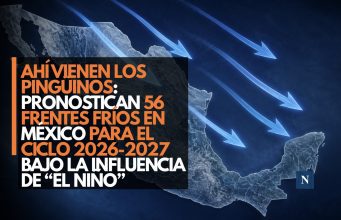 Ahí vienen los pingüinos: Pronostican 56 frentes fríos en México para el ciclo 2026-2027 bajo la influencia de “El Niño”