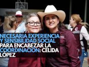 ¡Celida López va por la Coordinación! Destaca experiencia y sensibilidad social