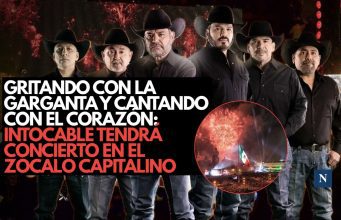 Gritando con la garganta y cantando con el corazón: Intocable tendrá concierto en el Zócalo capitalino