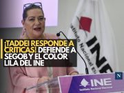 ¡Taddei responde a críticas! Defiende a Segob y el color lila del INE