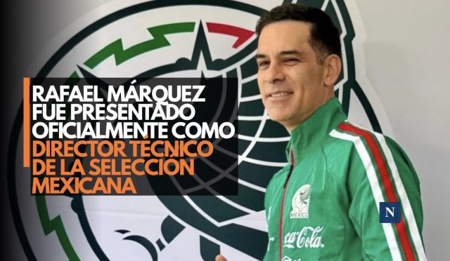 Rafael Márquez fue presentado oficialmente como director técnico de la Selección Mexicana.