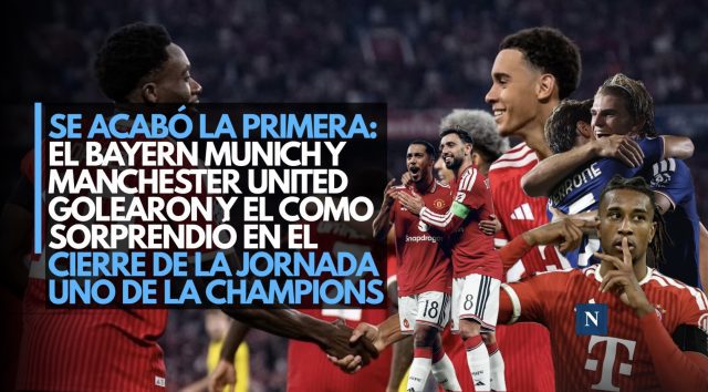 Se acabó la primera: el Bayern Munich y Manchester United golearon y el Como sorprendió en el cierre de la jornada uno de Champions