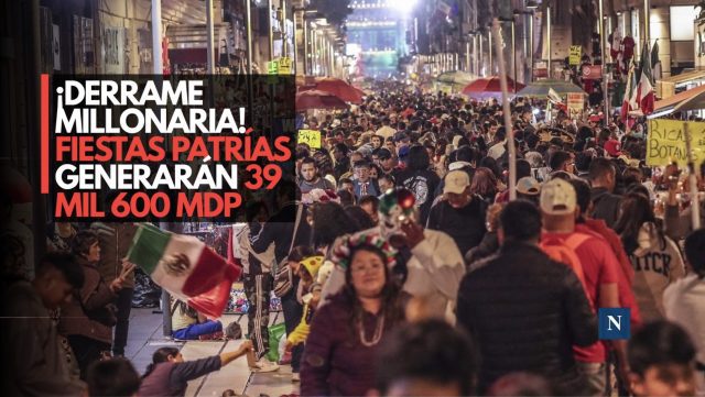¡Derrama…y no de alcohol! Fiestas Patrias dejarán 39 mil 600 mdp