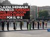Claudia Sheinbaum encabeza homenaje en el Zócalo con bandera a media asta por el 19-S