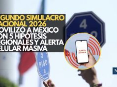 Segundo Simulacro Nacional 2026 movilizó a México con 5 hipótesis regionales y alerta celular masiva