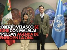 ¡Roberto Velasco se reúne con Malala! Impulsan agenda de género en la ONU