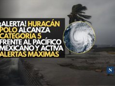 ¡ALERTA! Huracán Polo alcanza categoría 5 frente al Pacífico mexicano y activa alertas máximas