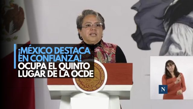¡México destaca en confianza! Ocupa el quinto lugar de la OCDE