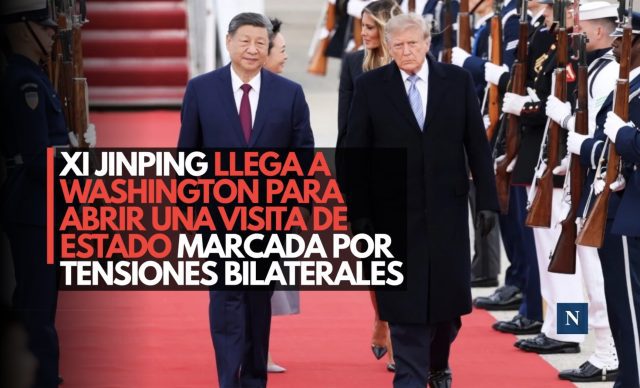 Xi Jinping llega a Washington para abrir una visita de Estado marcada por tensiones bilaterales