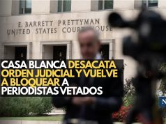 Casa Blanca desacata orden judicial y vuelve a bloquear a periodistas vetados