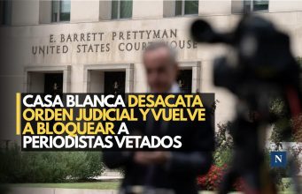 Casa Blanca desacata orden judicial y vuelve a bloquear a periodistas vetados