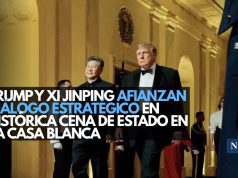Trump y Xi Jinping afianzan diálogo estratégico en histórica cena de Estado en la Casa Blanca