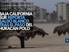 Baja California Sur reporta saldo blanco tras el paso del huracán Polo