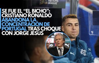 Se fue el “Bicho” : Cristiano Ronaldo abandona la concentración de Portugal tras choque con Jorge Jesus