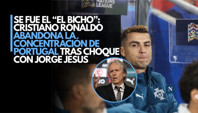 Se fue el “Bicho” : Cristiano Ronaldo abandona la concentración de Portugal tras choque con Jorge Jesus