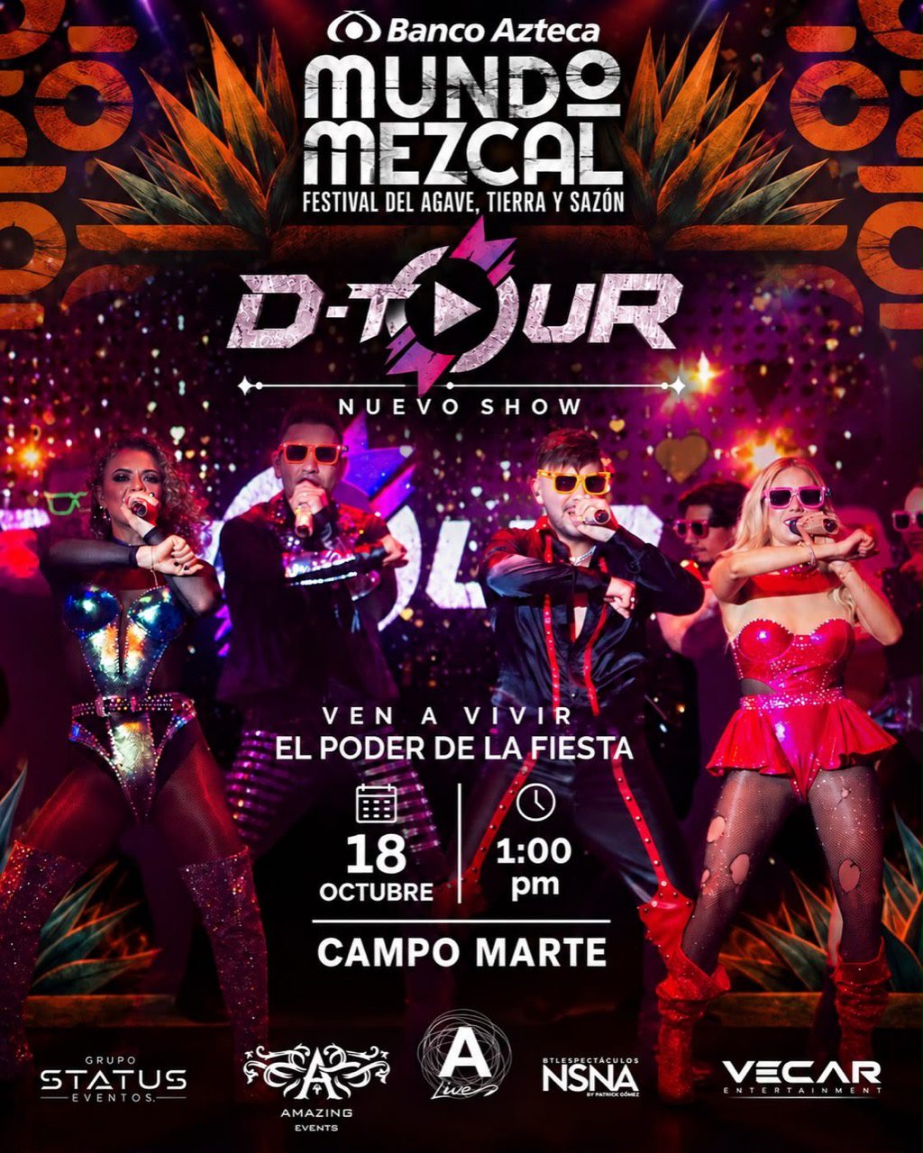 D-Tour se presentará el 18 de octubre en Campo Marte