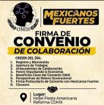 OMIS y Mexicanos Fuertes preparan convenio para impulsar liderazgos y fomento empresarial