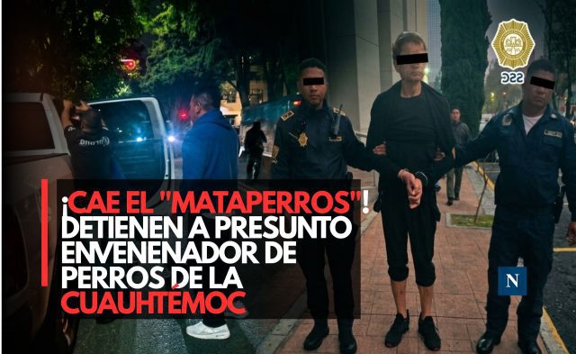 ¡Cae el “mataperros”! Detienen a presunto envenenador de perros de la Cuauhtémoc