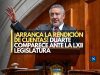 ¡Arranca la rendición de cuentas! Horacio Duarte comparece ante el Congreso