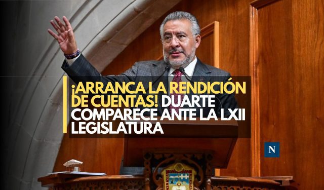 ¡Arranca la rendición de cuentas! Horacio Duarte comparece ante el Congreso
