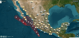 ¡Alerta por huracán categoría 3! Trudy podría subir a categoría 4