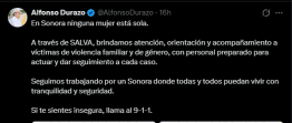 ¡Bajan 12% los reportes de violencia familiar en Sonora con el Sistema SALVA!