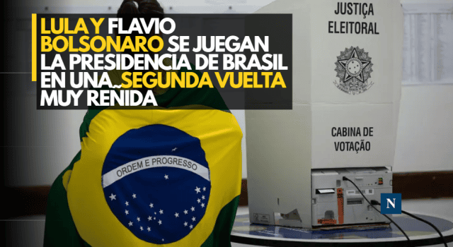Lula y Flávio Bolsonaro se juegan la presidencia de Brasil en una segunda vuelta muy reñida