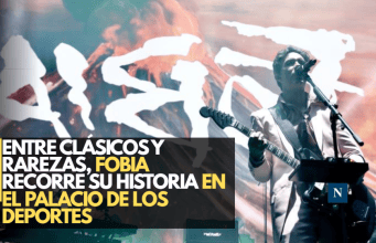 Entre clásicos y rarezas, Fobia recorre su historia en el Palacio de los Deportes