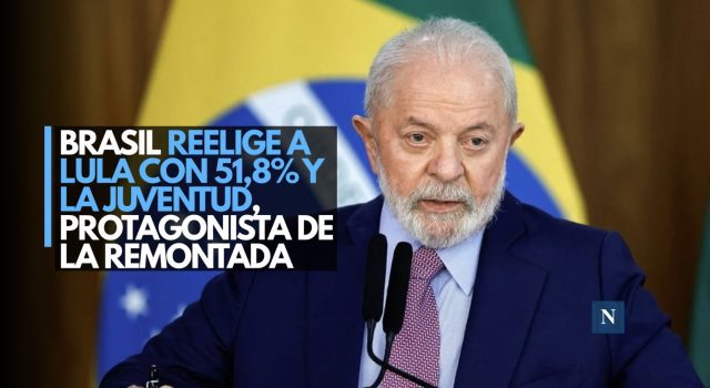 Brasil reelige a Lula con 51,8 % y la juventud, protagonista de la remontada