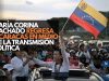 María Corina Machado regresa a Caracas en medio de la transición política