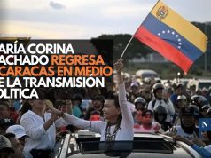 María Corina Machado regresa a Caracas en medio de la transición política