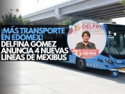 ¡Más transporte en Edomex! Delfina Gómez anuncia 4 nuevas líneas de Mexibús