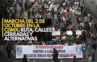 Marcha del 2 de octubre en la CDMX: ruta, calles cerradas y alternativas viales
