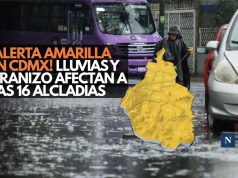 ¡Alerta Amarilla en CDMX! Lluvias y granizo afectan las 16 alcaldías