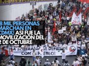 ¡8 mil personas marchan en CDMX! Así fue la movilización del 2 de octubre
