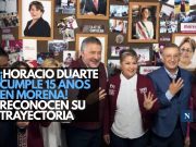 ¡Horacio Duarte cumple 15 años en Morena! Reconocen su trayectoria