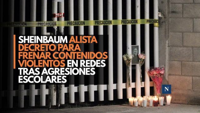Sheinbaum alista decreto para frenar contenidos violentos en redes tras agresiones escolares