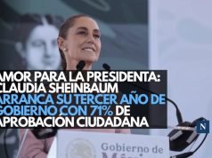 Amor para la presidenta: Claudia Sheinbaum arranca su tercer año de gobierno con 71% de aprobación ciudadana