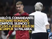 Habló el comandante: Cristiano Ronaldo rompió el silencio y acusó a Jorge Jesus de incumplir su palabra