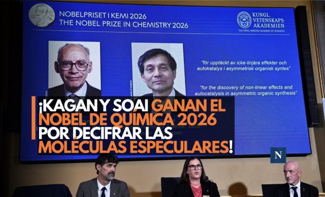 ¡Kagan y Soai ganan el Nobel de Química 2026 por descifrar las moléculas especulares!