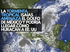 La tormenta tropical Isaías amenaza el Golfo de México y podría llegar como huracán a EE. UU.