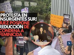 ¡Protesta en Insurgentes Sur! Juez pospone reducción de condena a feminicida