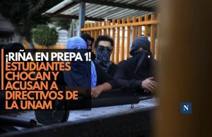 ¡Riña en Prepa 1! Estudiantes chocan y acusan a directivos de la UNAM