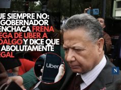 Que siempre no: El gobernador Menchaca frena llegada de Uber a Hidalgo y dice que es absolutamente ilegal