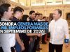 ¡Sonora genera más de 5 mil empleos formales en septiembre de 2026!