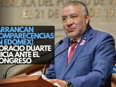 ¡Arrancan comparecencias en Edomex! Horacio Duarte inicia ante el Congreso
